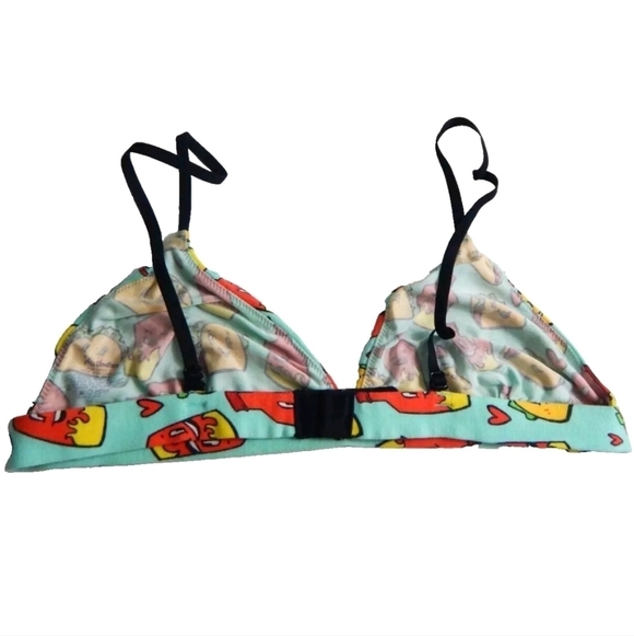 MeUndies Taco Print Triangle Bralette - Picture 3 of 3